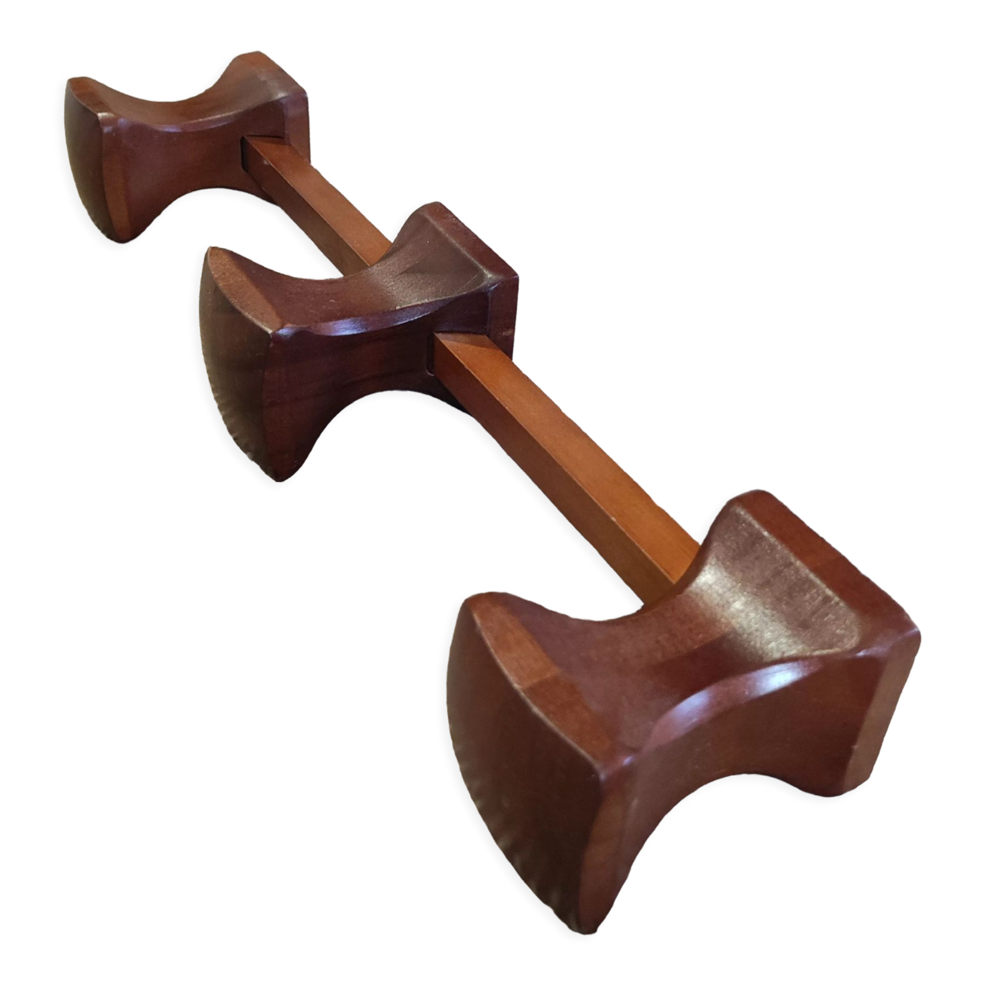 Scandinavian style wooden coat rack