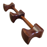 Scandinavian style wooden coat rack