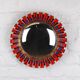 Vintage convex & ceramic sun mirror