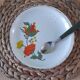 Set of 6 plates dessert in Gien sandstone - France, model China - So vintage