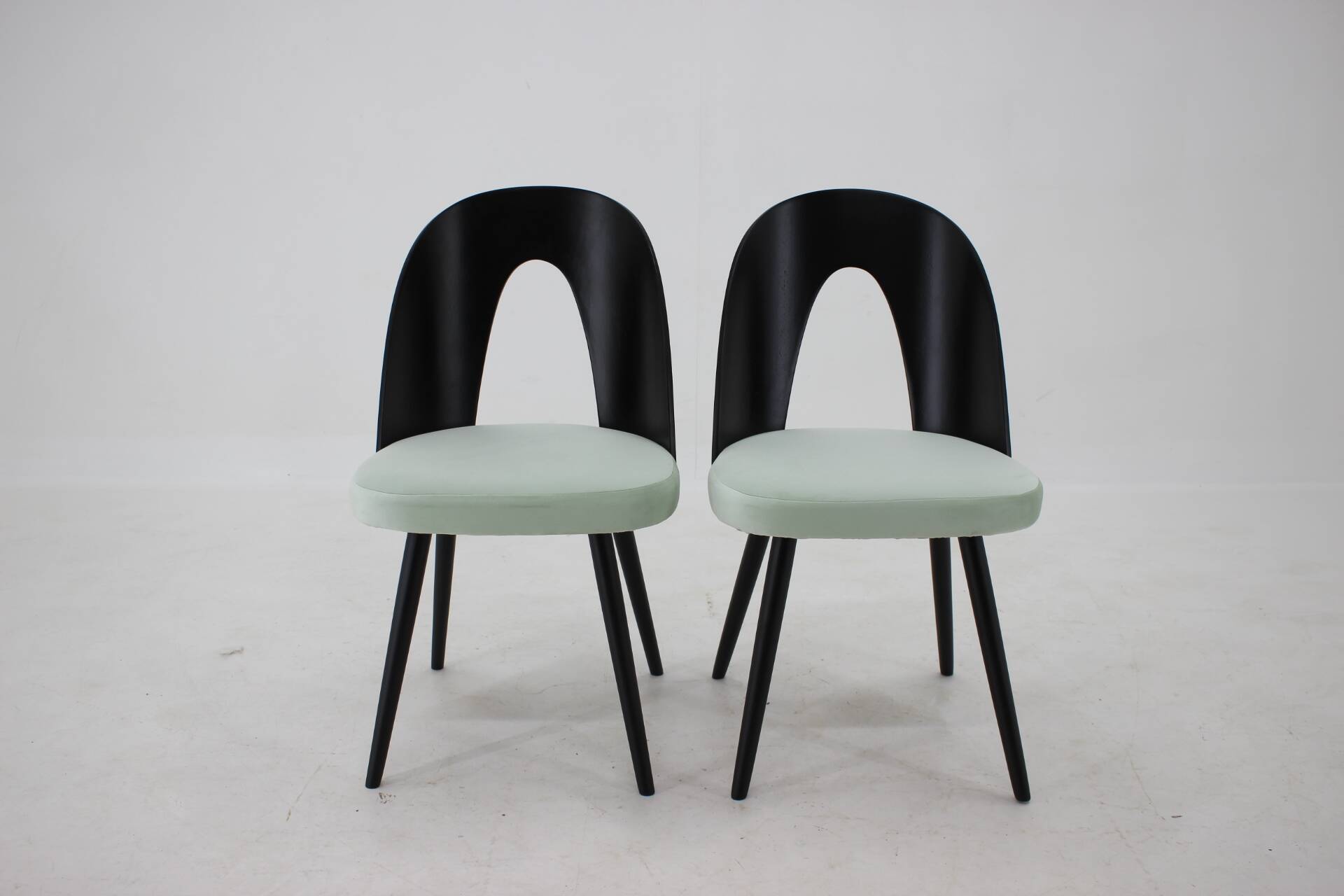 1960s Antonin Suman Set of Four Dining Chairs, Czechoslovakia