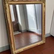 Miroir ancien avec dorures fin XIX ème