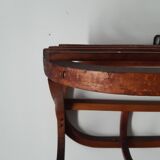 Wooden wall coat holder