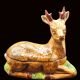 Zoomorphic Terrine of Roe Deer in Barbotine – Michel Caugant (Circa 1970)