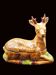 Terrine Zoomorphe Chevreuil en Barbotine – Michel Caugant (Circa 1970)