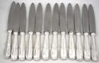 Boulenger Rambouillet, 12 silver-plated table knives, excellent condition.