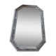 Old vintage silver mirror