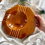 Large vintage modernist ceramic ashtray