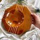 Large vintage modernist ceramic ashtray