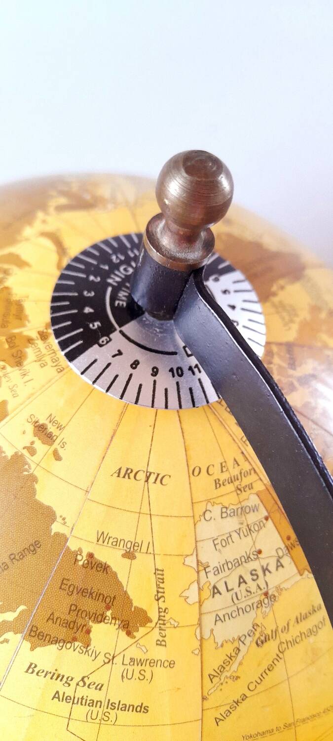 Napoleon 3 style terrestrial globe