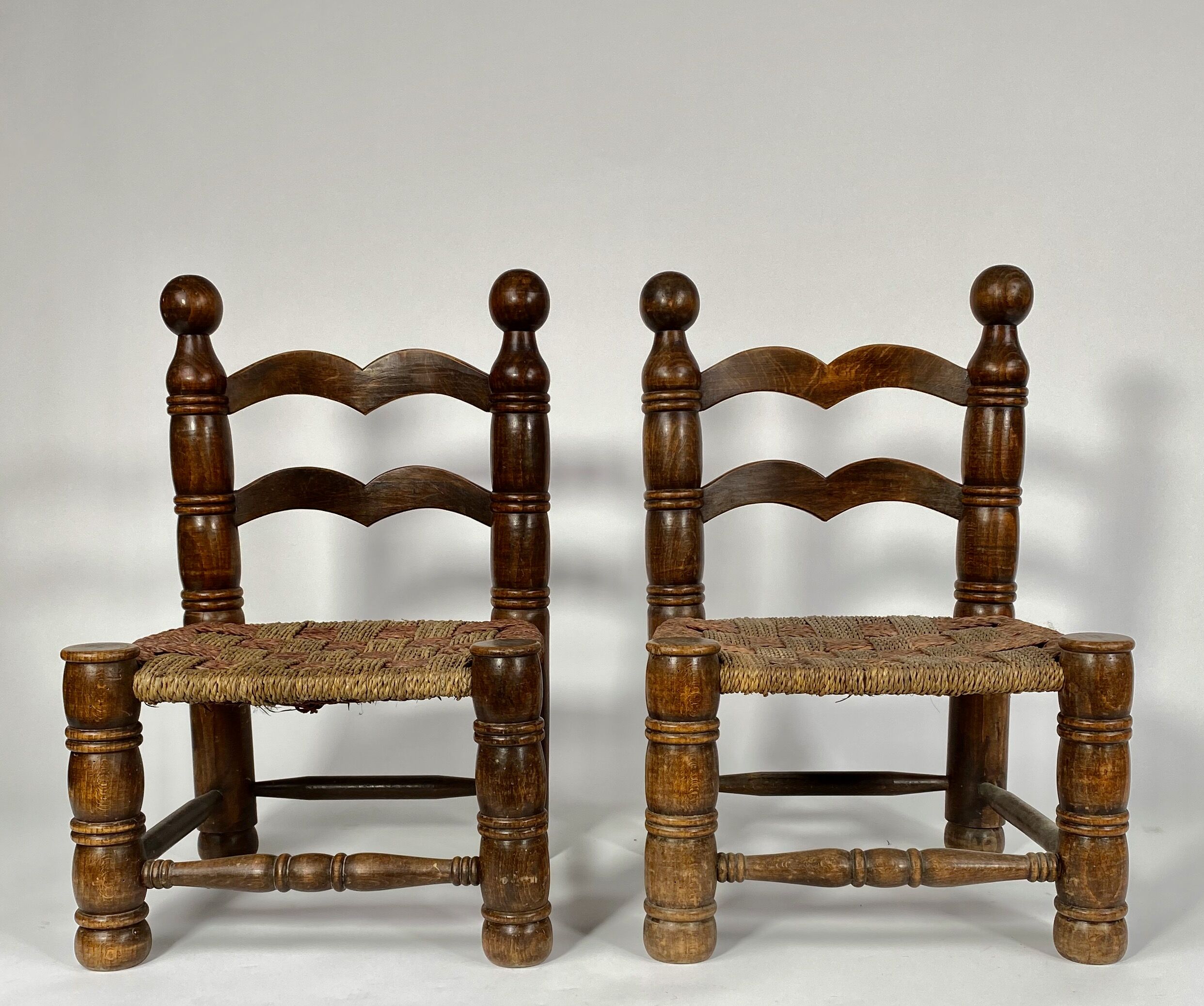 Paire de chaises bretonnes années 30