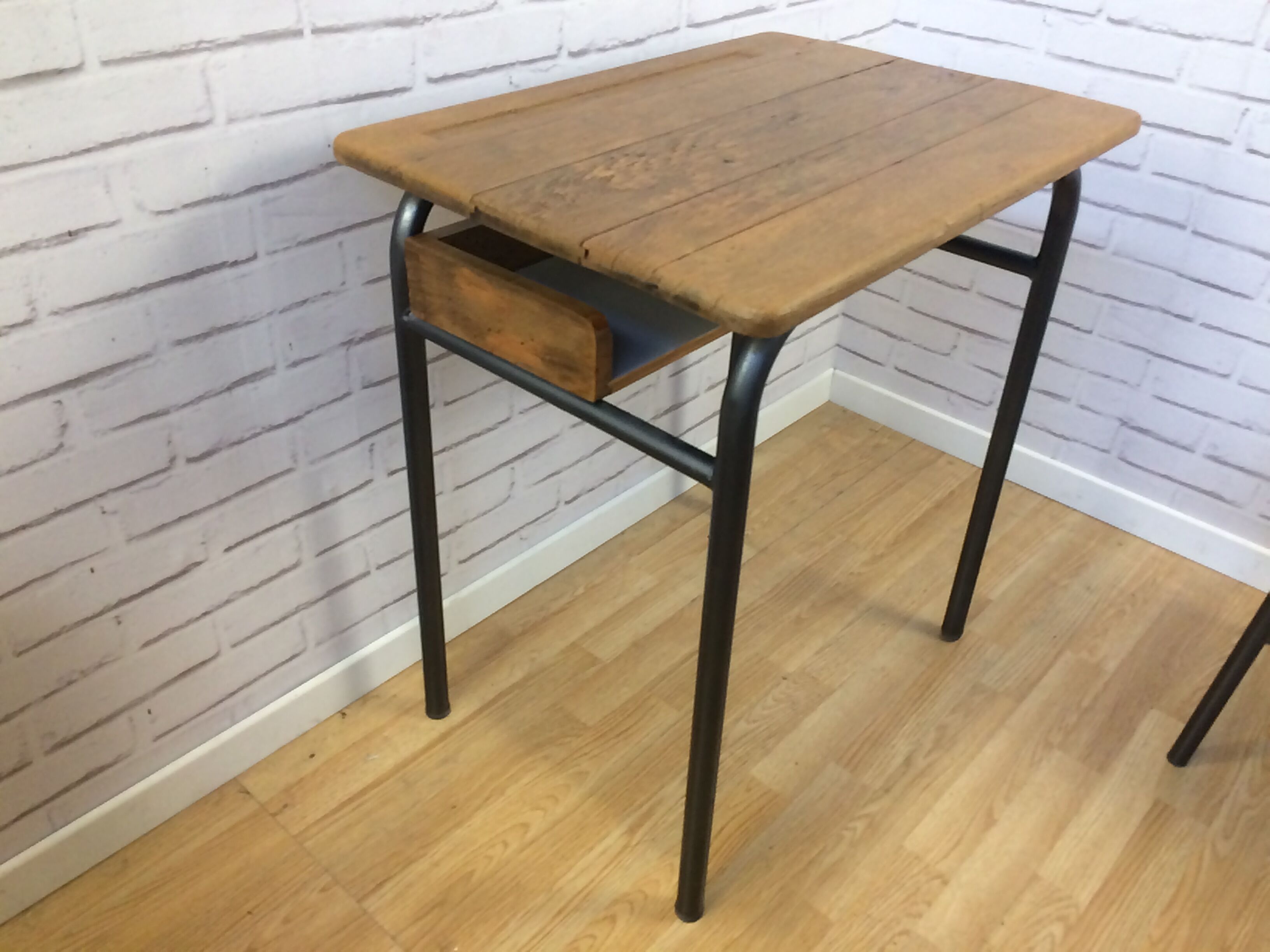 Schoolboy desk and his chair