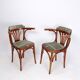 Pair of "Palmette" armchairs in bentwood - Hilma/Belgium
