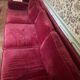Velvet sofa