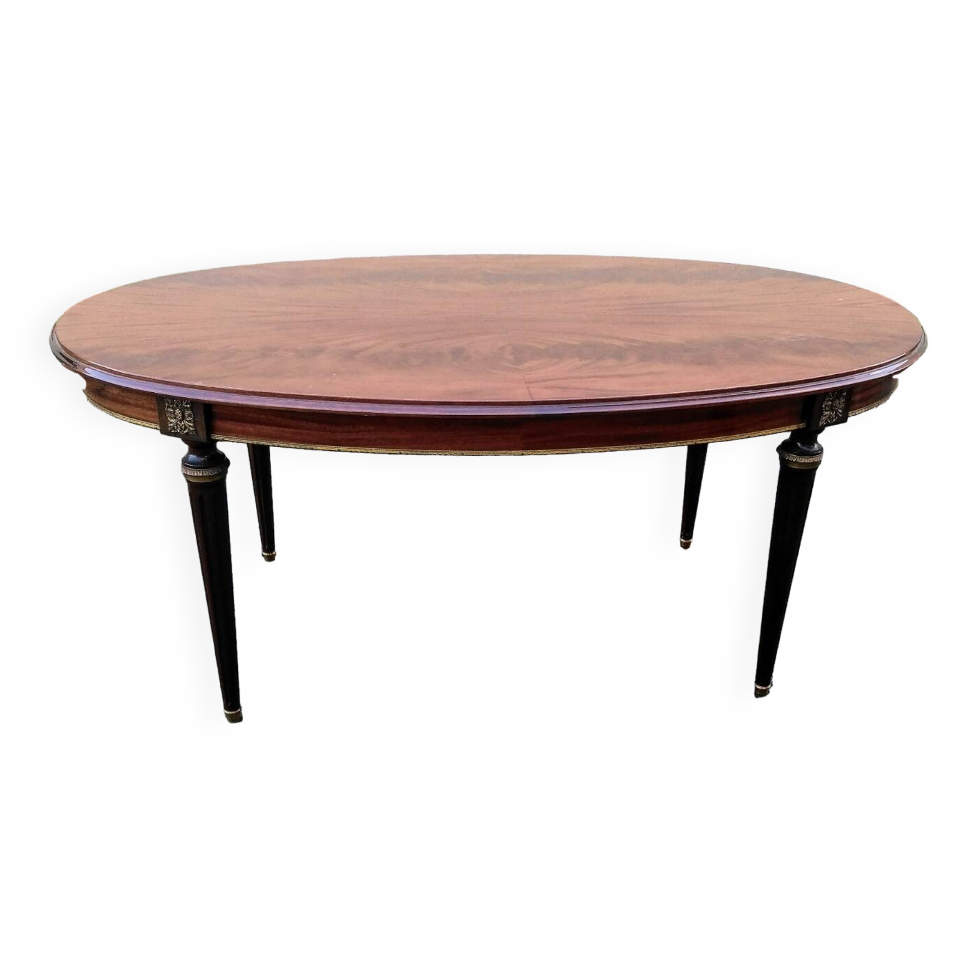 Louis XVI style oval table from the 70s