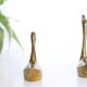 Brass goose duo, vintage paper press