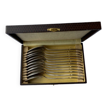 Coffret d’orfèvrerie 12 cuillères à soupe