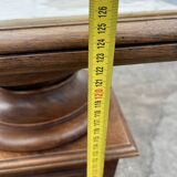 Large wooden and marble column/sheath