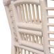 Set vintage Chippendale Brighton Pavilion rattan chair and table 1960s