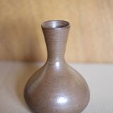 Vintage stoneware vase, flower pot, ball vase with neck, collection