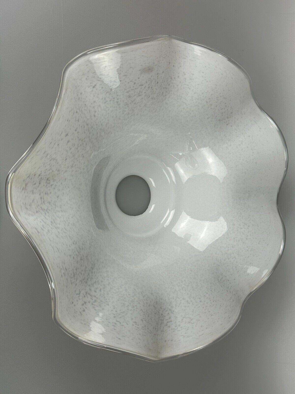 60s 70s Lamp Fixture Ceiling Lamp Flush Mount Doria Glass Space Age