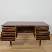 Mid-Century Rosewood Desk by Svend Åge Madsen for Falster Møbelfabrik, Denmark, 1960s