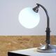 Lampe de chevet art deco/bauhaus clichy bleu