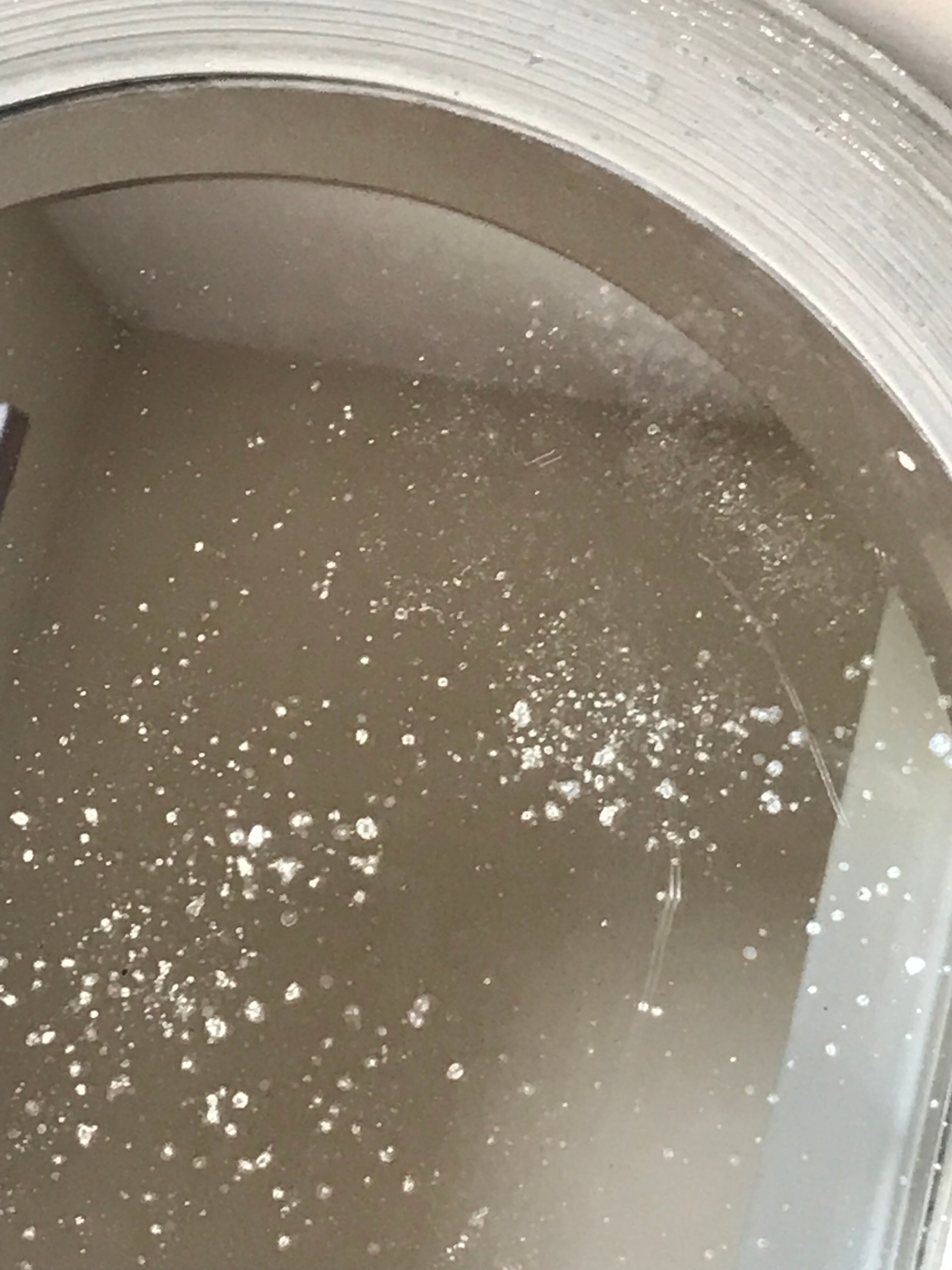 Vintage wood round mirror 1950