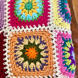 Vintage crochet cover - handmade -