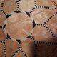 Vintage moroccan pouf