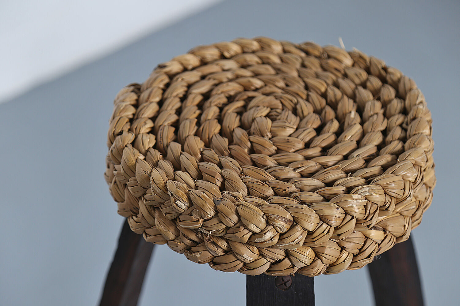 Original set of 2 bar stools by Frida Minet and Adrien Audoux, 1950s, France