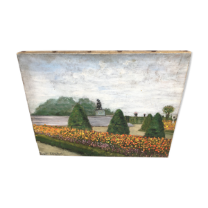 Huile sur toile signée - lambert