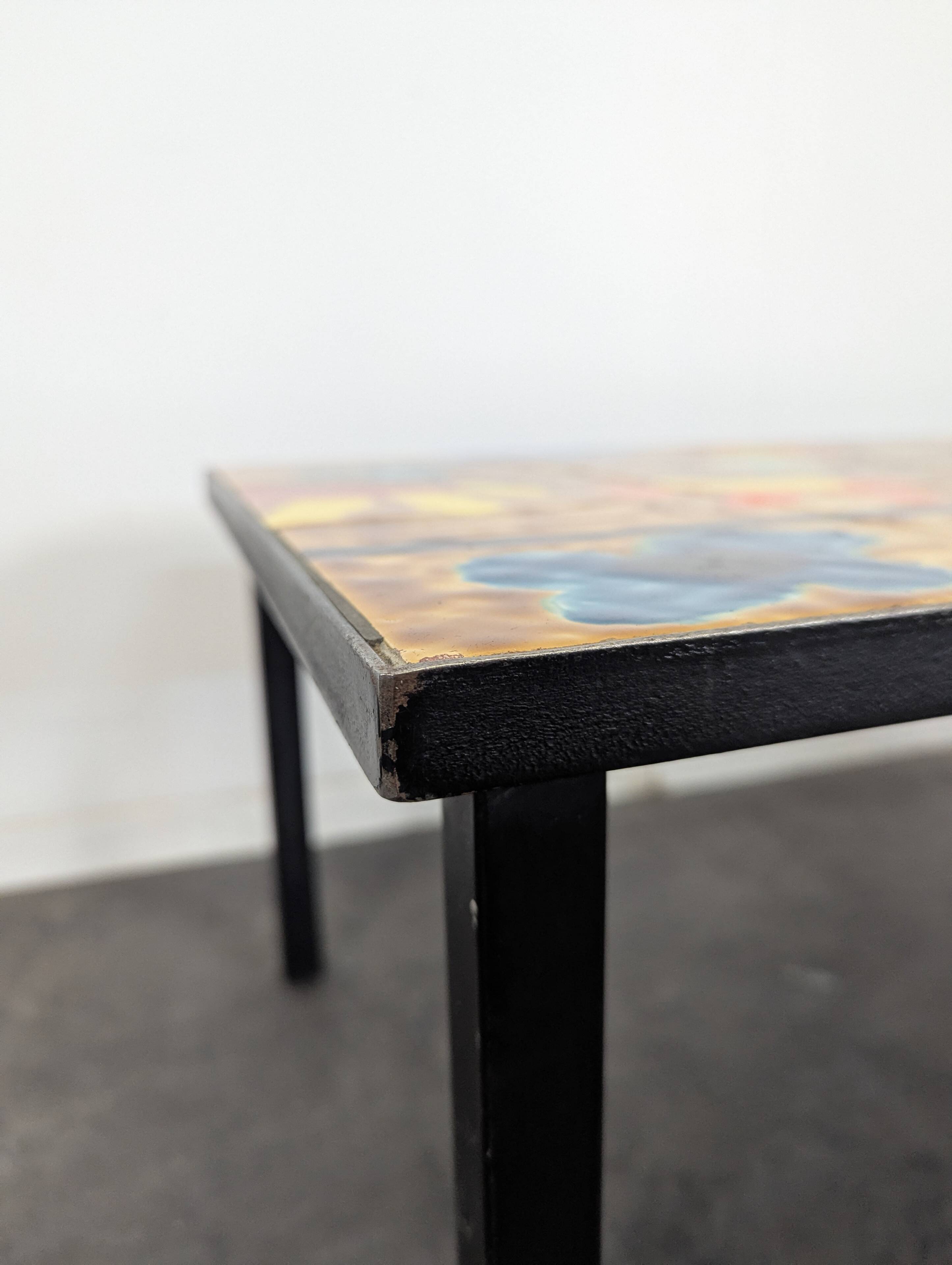 1960s ceramic coffee table