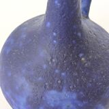 Mid-Century blue Klein vase Heyne ceramics, Germany, 1960s