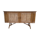 Enfilade vintage en rotin