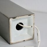 Italian design lamp in chrome ceramic