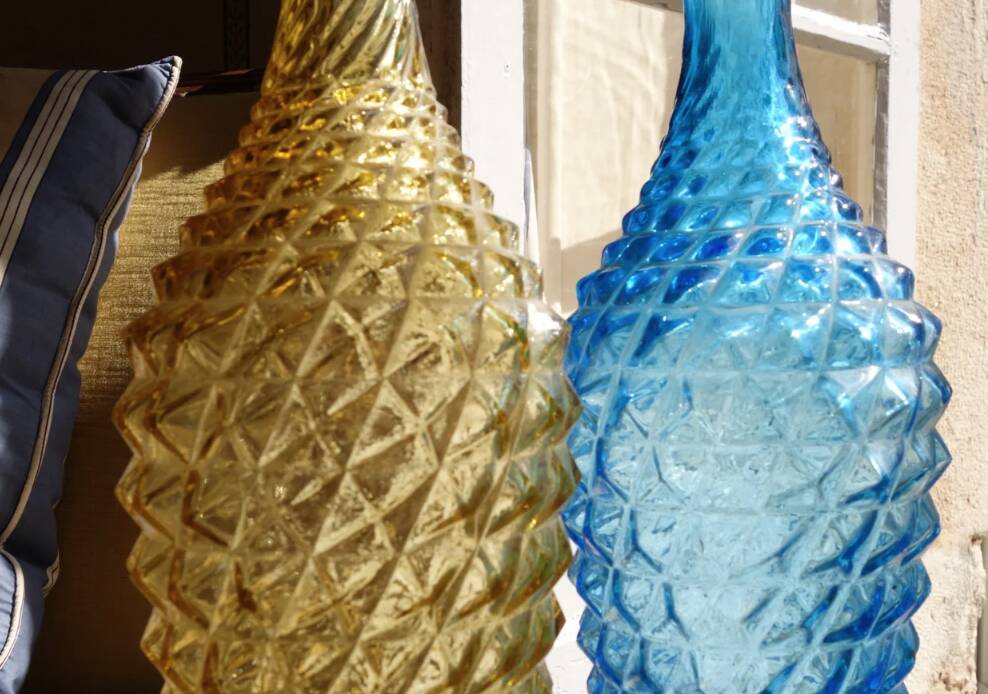 Empoli carafe Italian glassware.