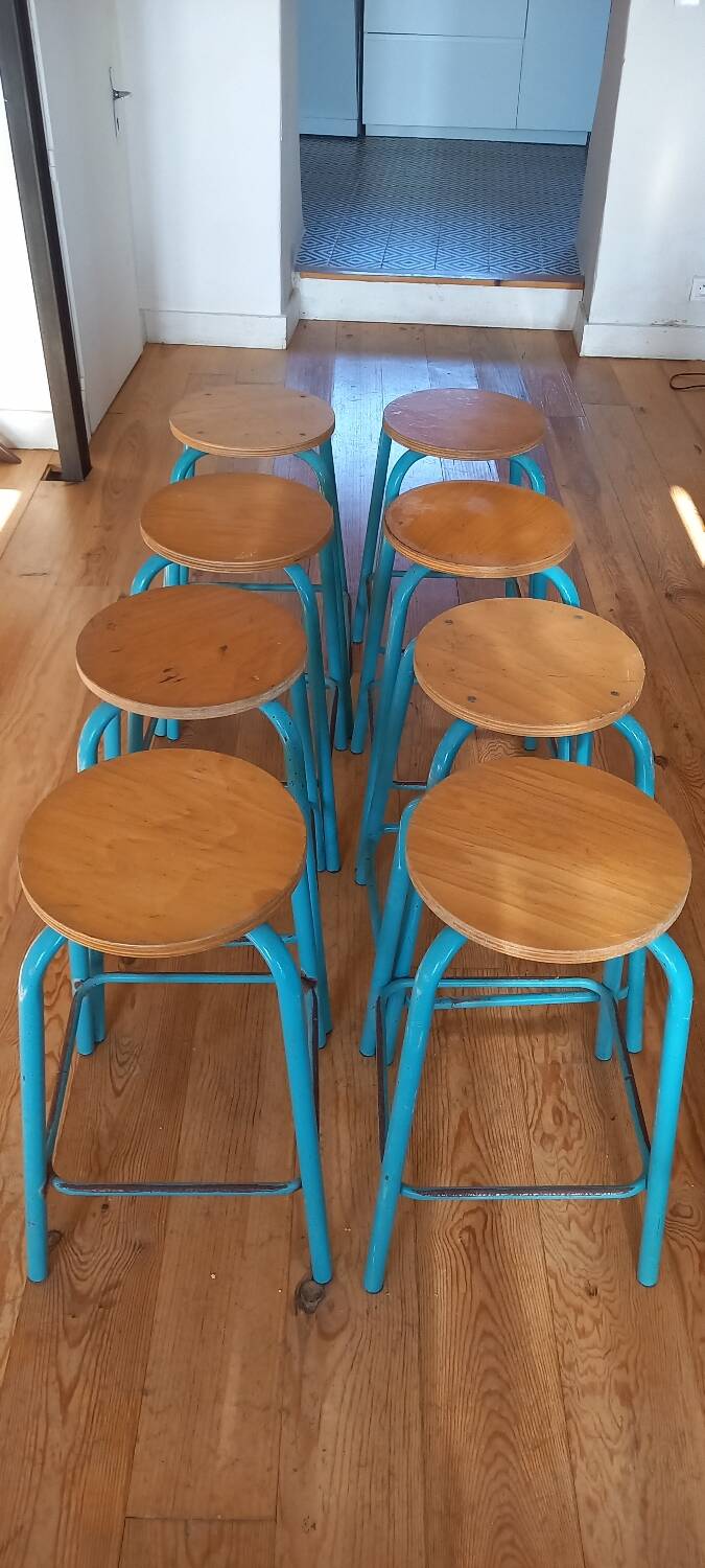 Set of 8 stools