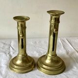 Lot de 4 bougeoirs anciens