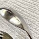 Serving cutlery with bamboo and stainless steel handles