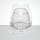 Series of 6 glasses vintage crystal cognac balloon Saint-Louis