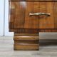 Commode en noyer Art Déco des années 1940 – 5 tiroirs