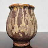 Small grease pot, foie gras pot, confit, in glazed terracotta
