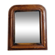 Miroir à poser vintage de style louis philippe 37 cm x 32 cm
