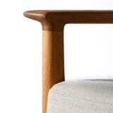 Fauteuil vintage danois Hans Wegner GE265 avec dossier fixe