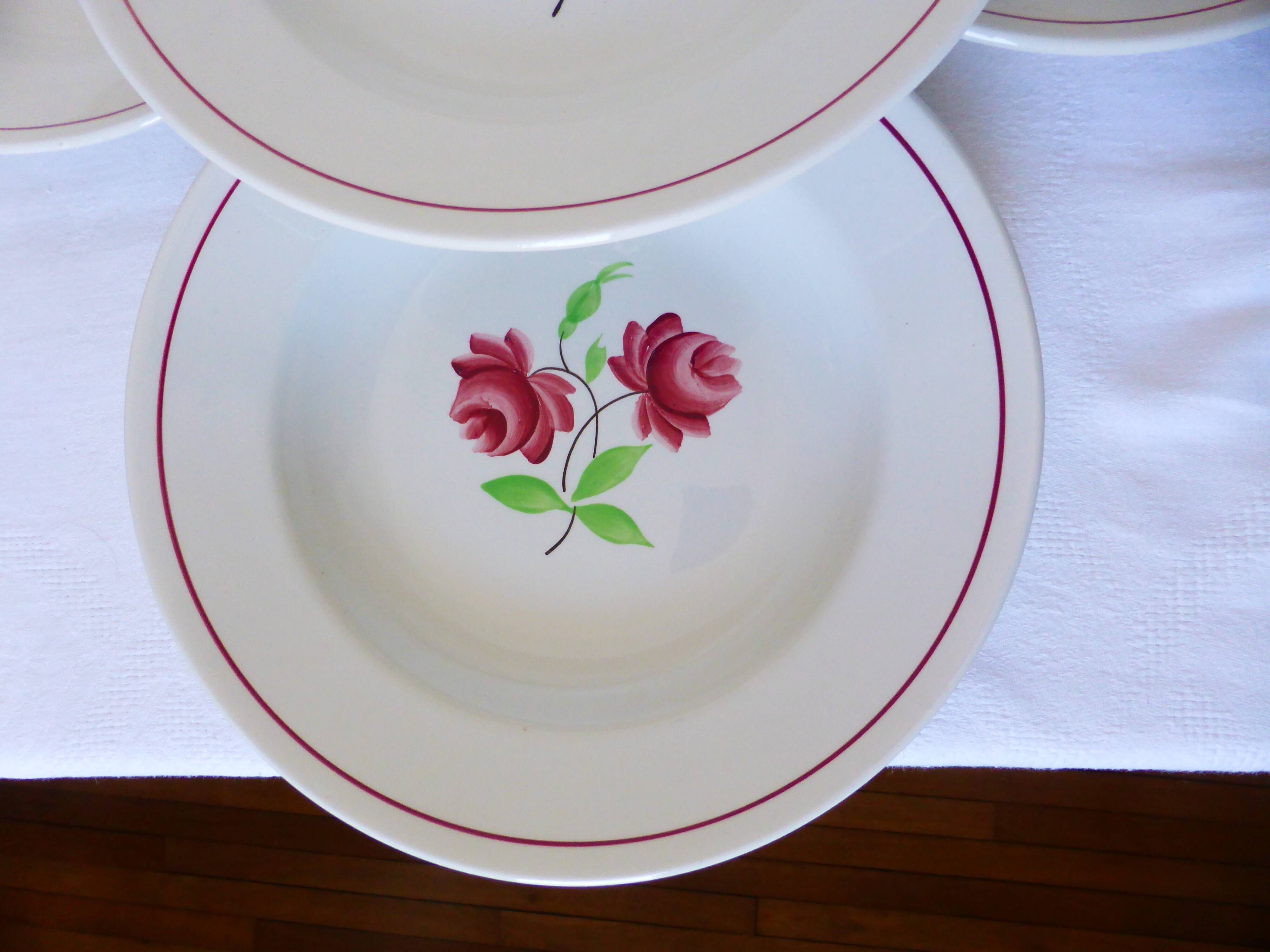 4 deep plates K and G Luneville model Rose Mai 2106201