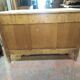 Curved buffet, sculpted Provençal style