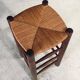 Brutalist Bar Stool from Charles Dudouyt, France, 1940s