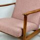 GFM-142 armchair by Edmund Homa from the 70s pink boucle - 2 pieces available