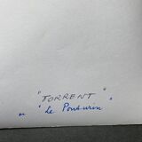 Photo film Torrent Mountains Fir Bernard Darot Photo Club Nantais